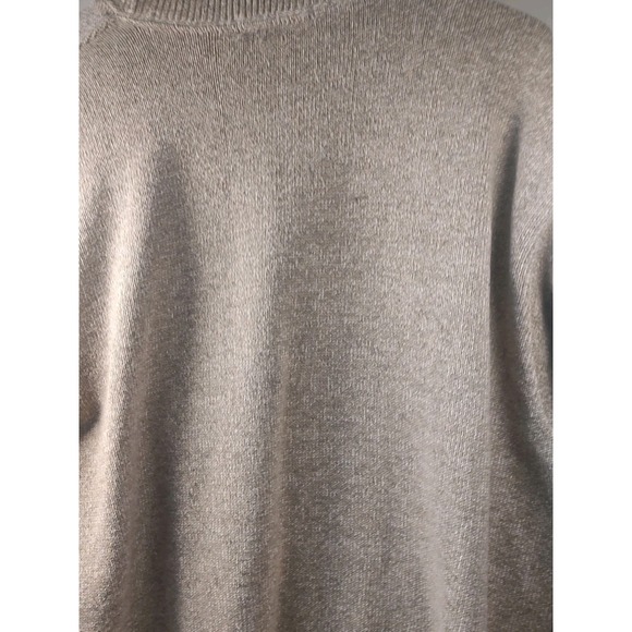 VINTAGE Preswick&Moore‎ Sweater Womens Large Brown Ribbed 100% Shetland Wool - Picture 5 of 5